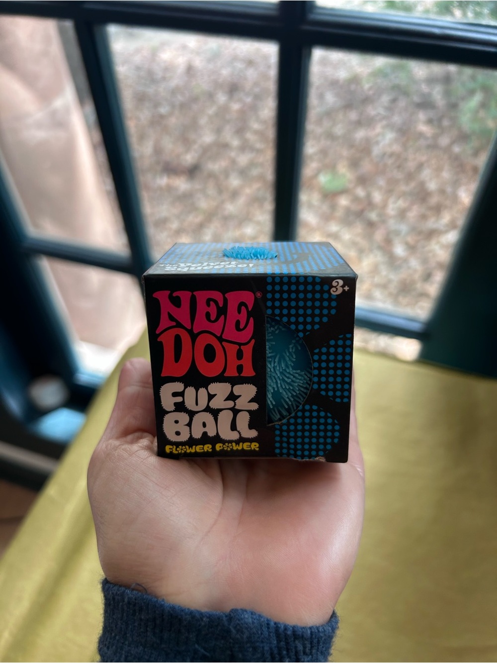 Viral Needoh Fuzz Ball Sensory Toy - Blue